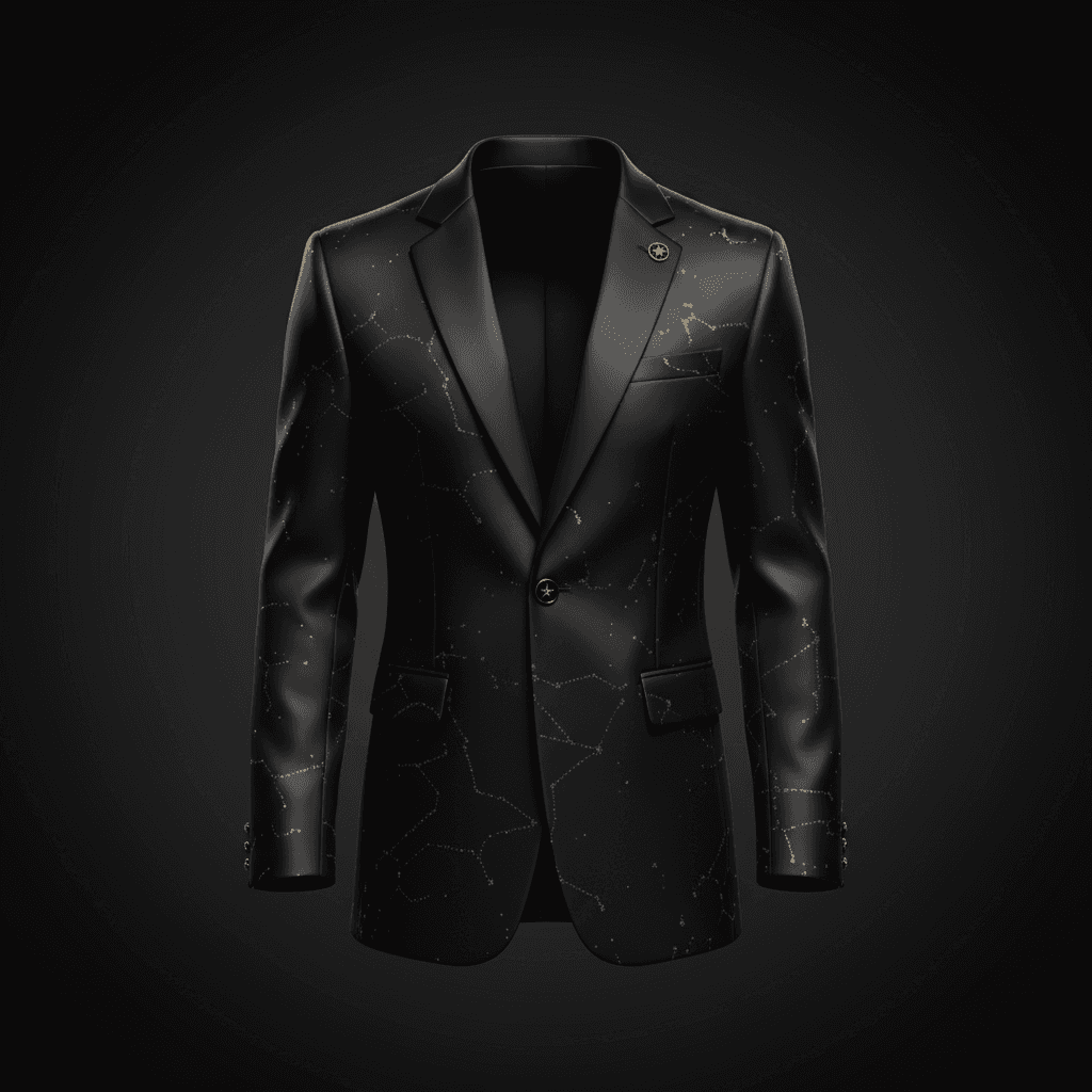 Onyx Silk Smoking Jacket Redux
