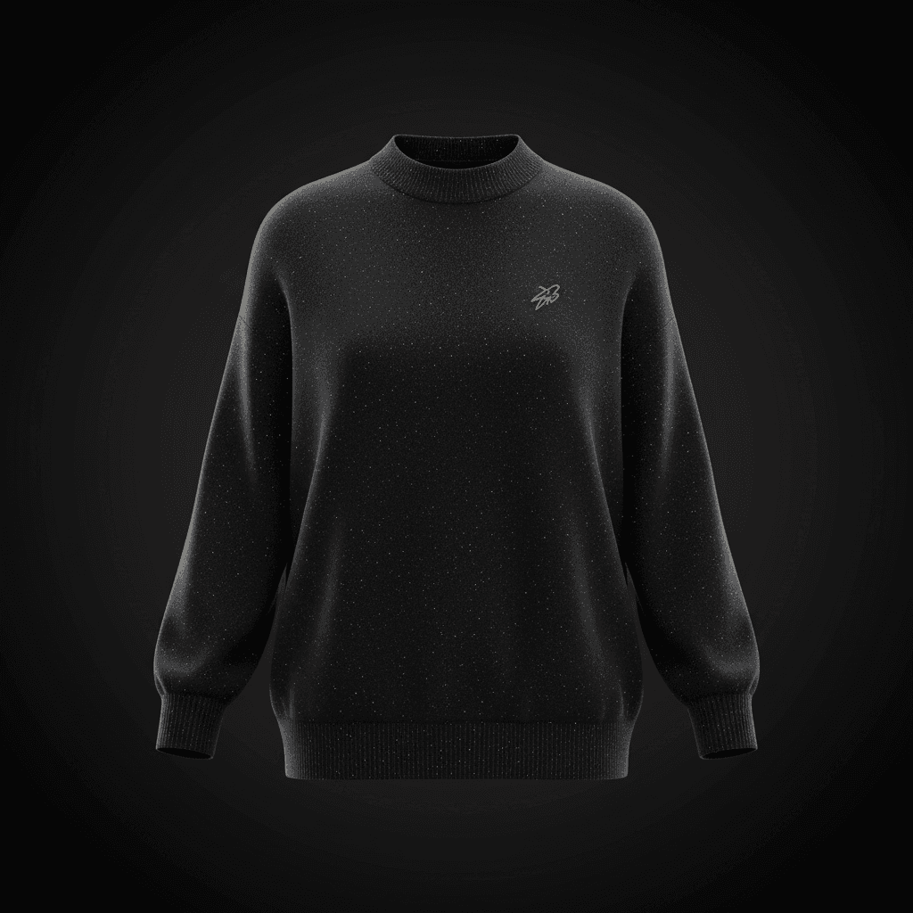 Noir Cashmere Turtleneck v2