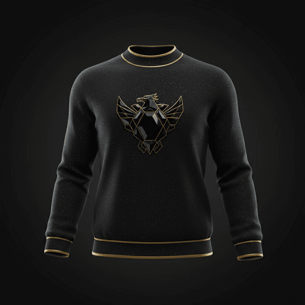 Noir Cashmere Turtleneck v2