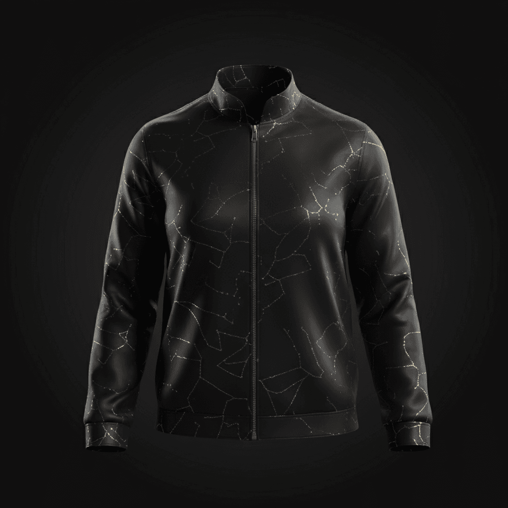 Onyx Silk Smoking Jacket MkII