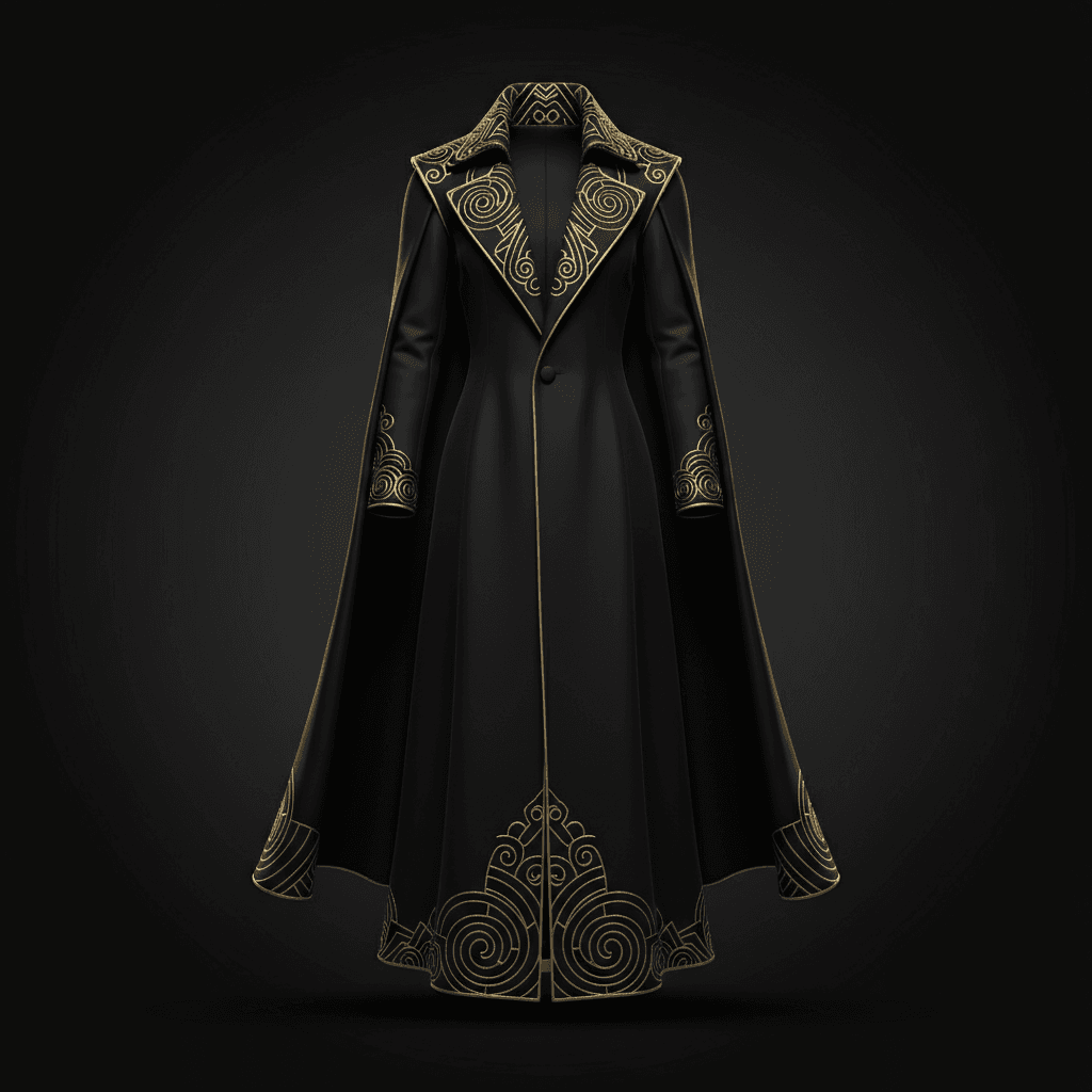 Midnight Opera Coat