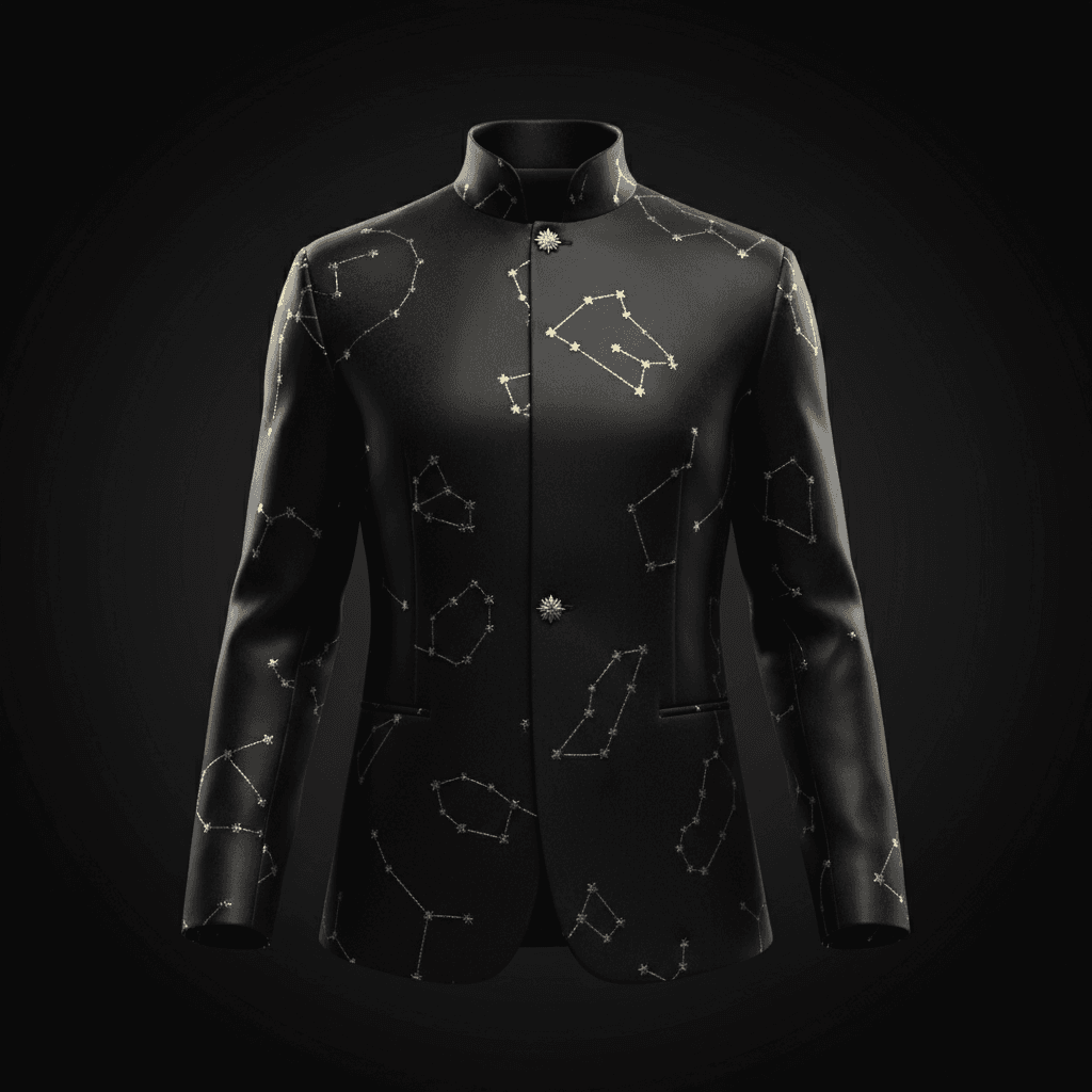 Onyx Silk Smoking Jacket MkII