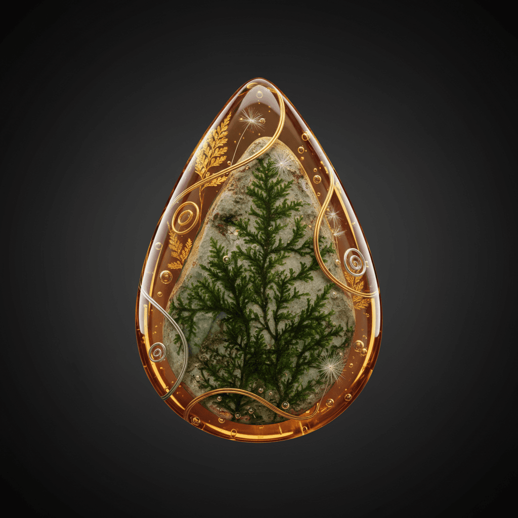 Moss Agate Pendant MkII