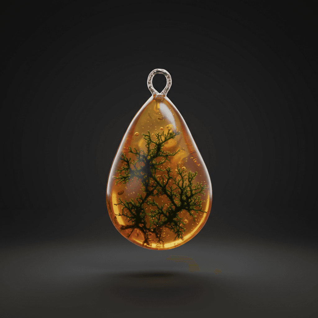 Moss Agate Pendant MkII