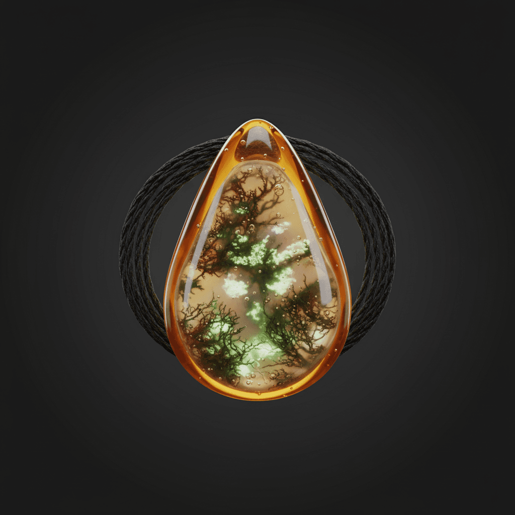Moss Agate Pendant Limited