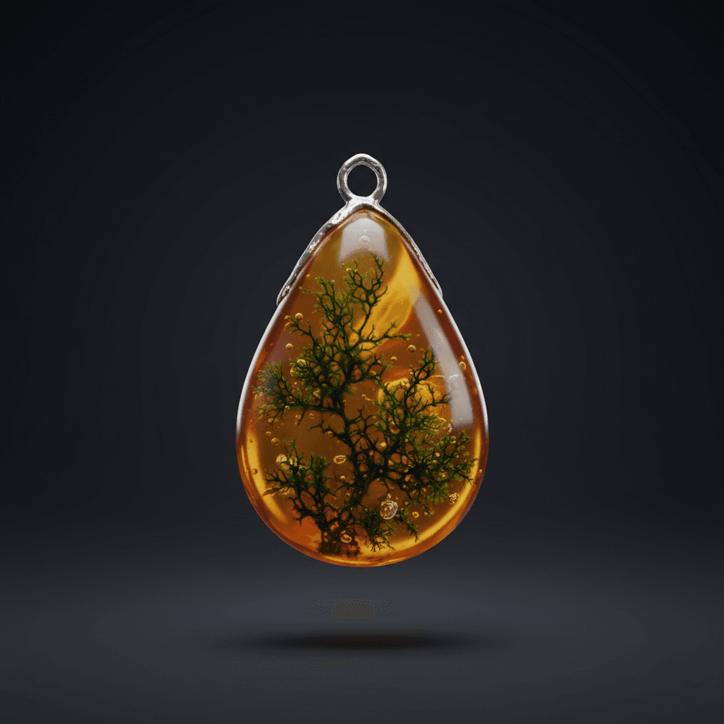 Moss Agate Pendant MkII