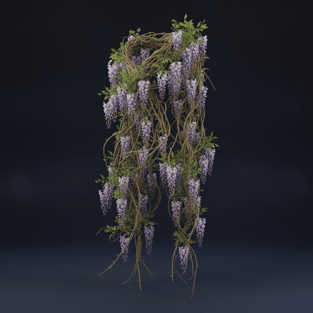 Wisteria Cascade Wrap Redux