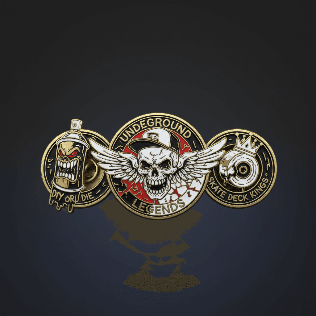 Skate Deck Pin Set v2