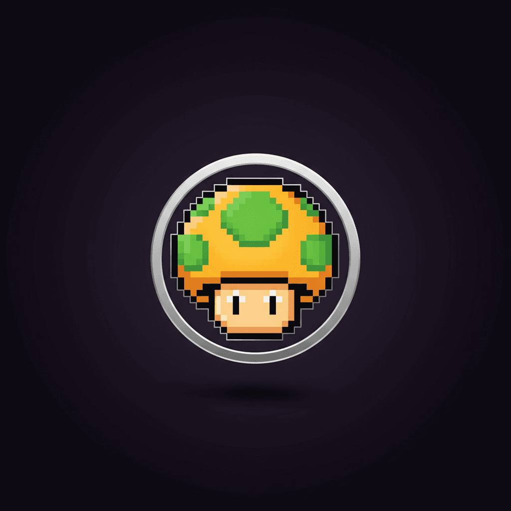 Pixel Badge Brooch Redux