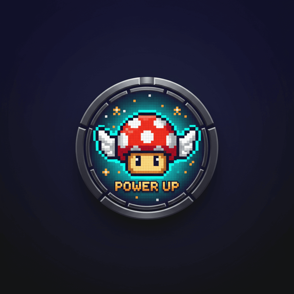 Pixel Badge Brooch Special