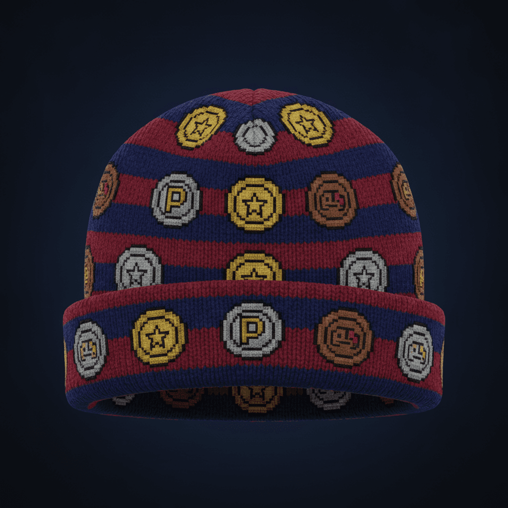 Arcade Token Beanie Redux
